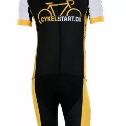Cykelstart.dk Jersey Sort/gul
