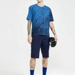 Craft Advanced Offroad XT Kortærmet Trøje Blå -Tilbud Cykeltrøjer Butik Craft Advanced Offroad XT Kortaermet 1653147190 05