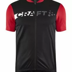Craft Core Endur Logo Cykeltrøje Sort/Rød