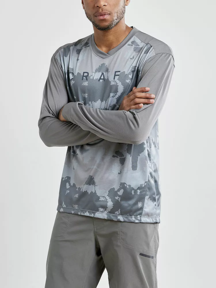 Craft Hale XT Jersey Langærmet Army Grå 4 Craft Hale XT Jersey Langærmet Army Grå - Billede 2