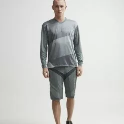 Craft Hale XT LS Jersey Grå -Tilbud Cykeltrøjer Butik Craft Hale XT LS Jersey Graa 1550585024 04