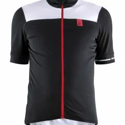 Craft Point Jersey Sort/hvid/rød