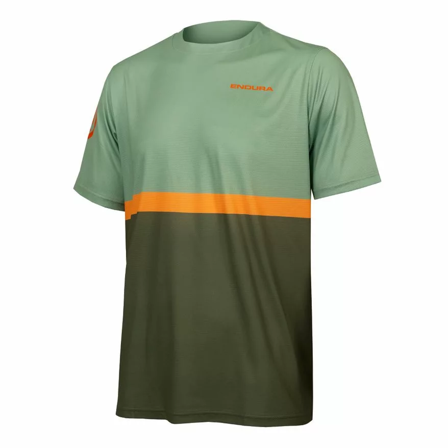 Endura SingleTrack Core Tee Cykeltrøje Tangerine 3 Endura SingleTrack Core Tee Cykeltrøje Tangerine