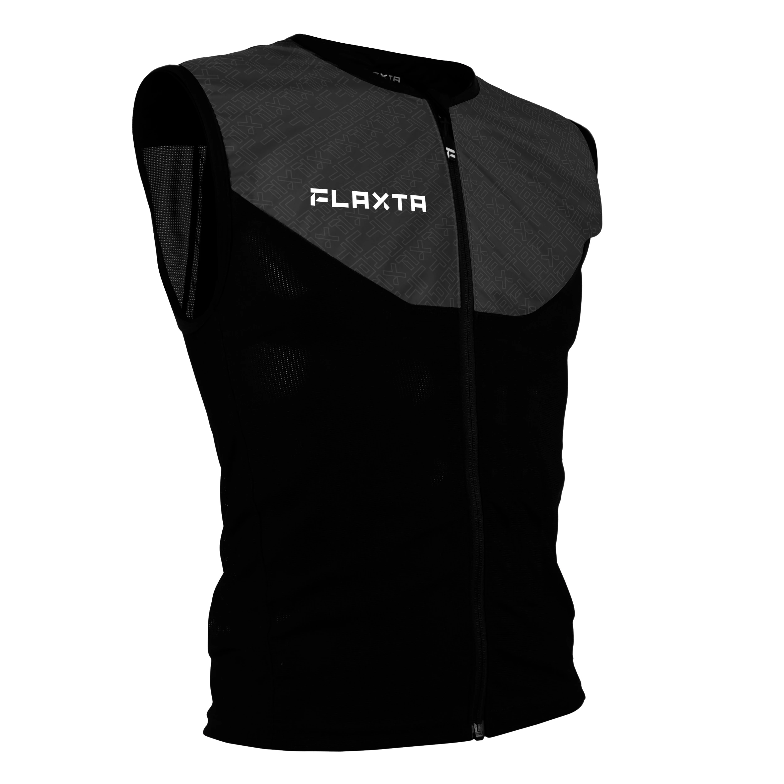 Flaxta Behold Cykelvest M. Rygbeskyttelse Sort/Grå 3 Flaxta Behold Cykelvest M. Rygbeskyttelse Sort/Grå