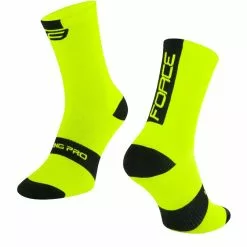 Force Long Pro Cykelsokker Sort/Neon
