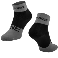 Force One Strømper Grå/Sort
