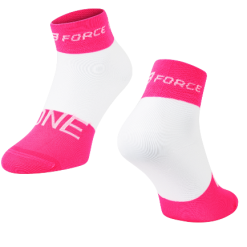 Force One Strømper Hvid/Pink