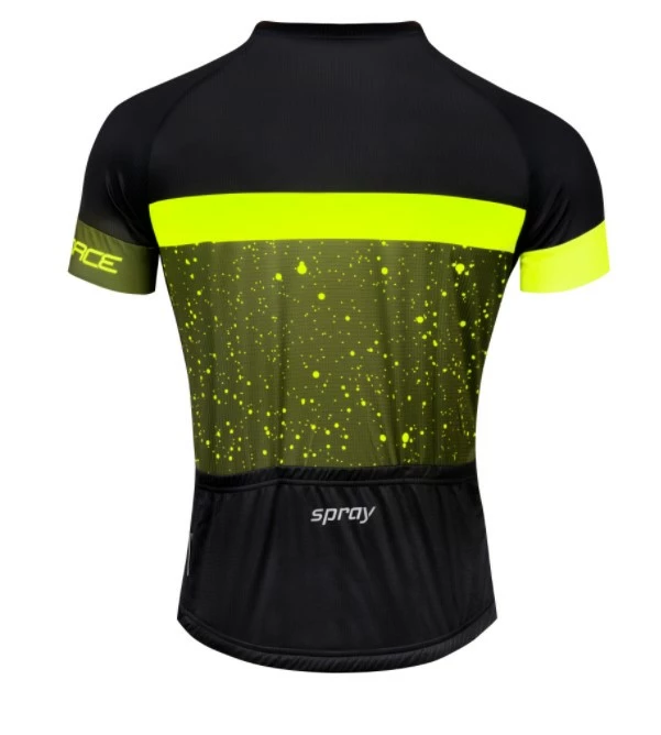 Force Spray Cykeltrøje Sort / Fluo - Billede 2