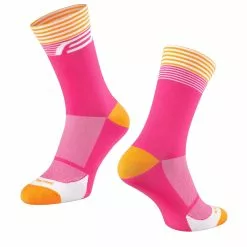Force Streak Cykelstrømper Pink/orange
