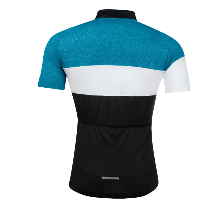 Force View Cykeltrøje - Sort / Blå / Hvid - Billede 2