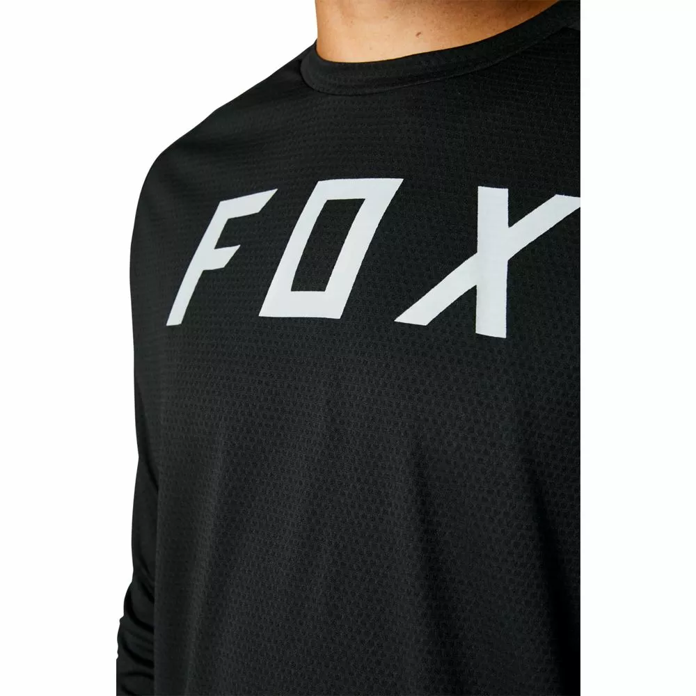 Fox Defend Langærmet MTB Jersey Sort - Billede 4