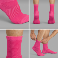 GripGrab Lightweight Airflow Strømper Pink -Tilbud Cykeltrøjer Butik GripGrab Lightweight Airflow Stroempe 1645000731 02