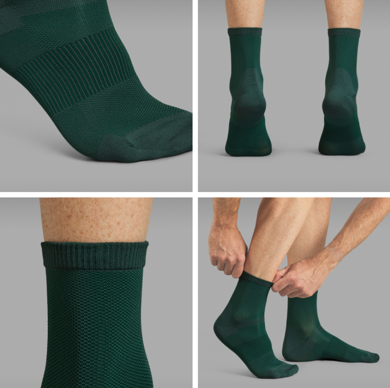 GripGrab Lightweight Airflow Strømper Mørkegrøn 5 GripGrab Lightweight Airflow Strømper Mørkegrøn - Billede 3