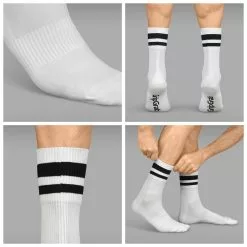 GripGrab Original Stripes Sokker Hvid 13 GripGrab Original Stripes Sokker Hvid -Tilbud Cykeltrøjer Butik GripGrab Original Stripes Sokker Hvi 1634903960 02