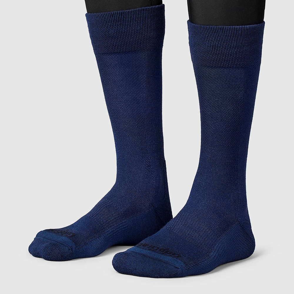 GripGrab Winter Merino High Strømper Navy Blå 4 GripGrab Winter Merino High Strømper Navy Blå - Billede 2