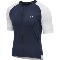 Newline Core Kortærmet Cykeltrøje Hvid / Navy Blå