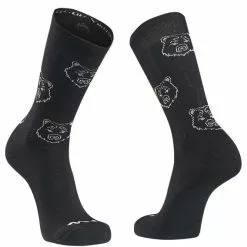 Northwave Core Merino Uld Cykelstrømper Sort/Grå