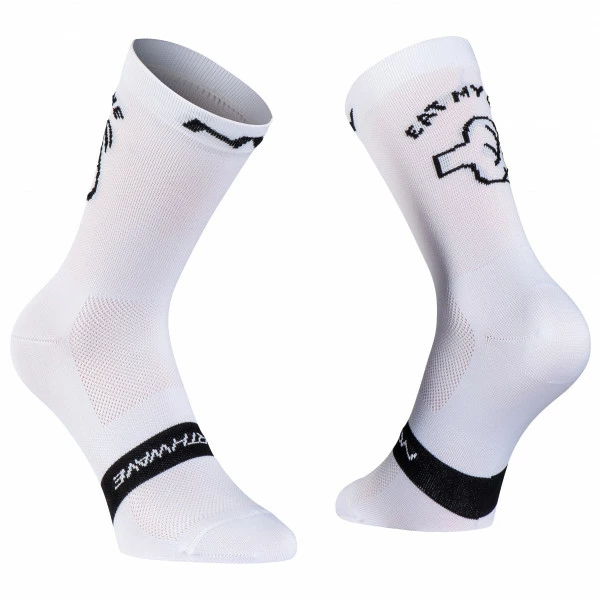 Northwave Eat My Dust Cykelstrømper Hvid 3 Northwave Eat My Dust Cykelstrømper Hvid