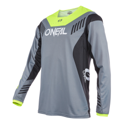 Oneal O'Neal Element FR Hybrid V.22 MTB Trøje Grå / Neon Gul