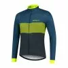Rogelli Boost Cykeltrøje, Lange Ærmer, Gul/Blå -Tilbud Cykeltrøjer Butik Rogelli Boost Cykeltroeje Lange AErme 1649338694