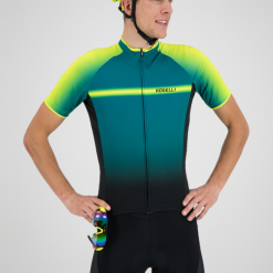 Rogelli Dex Jersey - Grøn / Gul -Tilbud Cykeltrøjer Butik Rogelli Dex Jersey Groen Gul 1582034518 02
