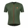 Rogelli Explore Kortærmet Cykeltrøje Grøn/Orange