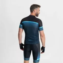 Rogelli Hero 2 Cykeltrøje Sort/Blå -Tilbud Cykeltrøjer Butik Rogelli Hero 2 Cykeltroeje SortBlaa 1678449723 04