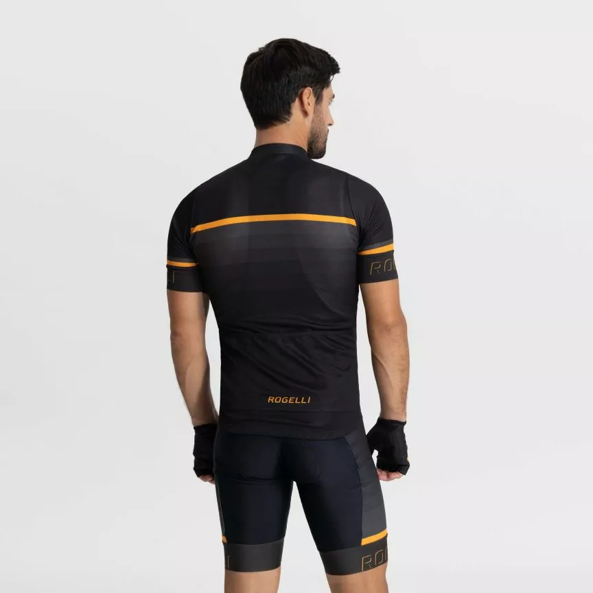 Rogelli Hero 2 Cykeltrøje Sort/Orange 7 Rogelli Hero 2 Cykeltrøje Sort/Orange - Billede 5