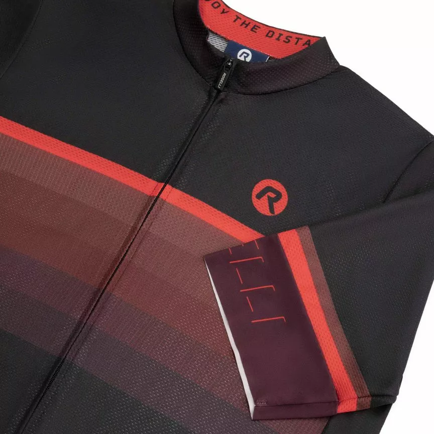 Rogelli Hero 2 Cykeltrøje Sort/Rød 8 Rogelli Hero 2 Cykeltrøje Sort/Rød - Billede 6
