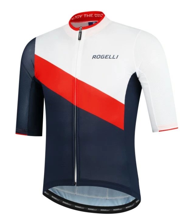 Rogelli Kai Jersey Blå/Hvid/Rød 3 Rogelli Kai Jersey Blå/Hvid/Rød