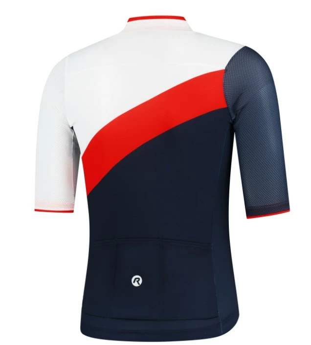 Rogelli Kai Jersey Blå/Hvid/Rød 4 Rogelli Kai Jersey Blå/Hvid/Rød - Billede 2