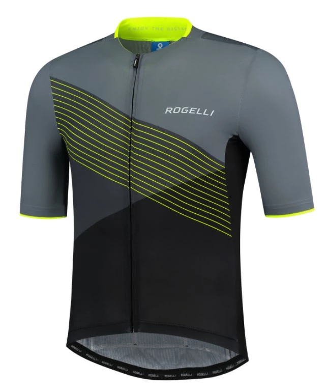 Rogelli Spike Cykeltrøje - Grå/Neon 3 Rogelli Spike Cykeltrøje - Grå/Neon