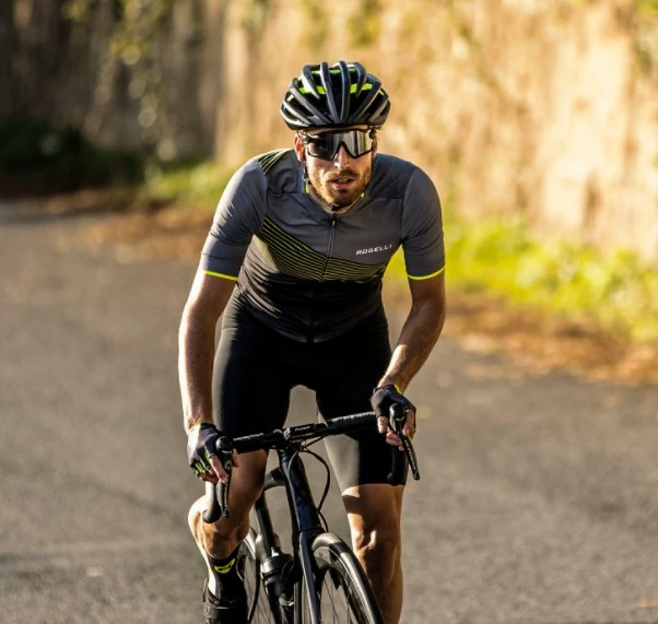 Rogelli Spike Cykeltrøje - Grå/Neon 6 Rogelli Spike Cykeltrøje - Grå/Neon - Billede 4