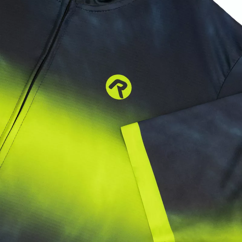 Rogelli Tie Dye Cykeltrøje - Grøn/Fluo 6 Rogelli Tie Dye Cykeltrøje - Grøn/Fluo - Billede 4