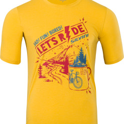 Silvini Berici MTB Jersey - Gul M. Motiv